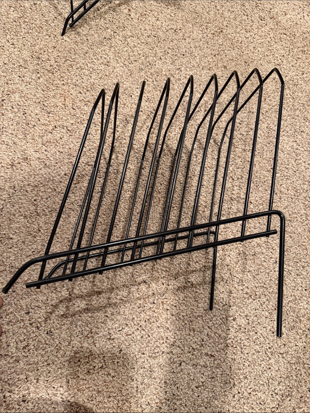 Black Metal File Sorter Racks - Set of 2 with 30 folders - Picture 3 of 3